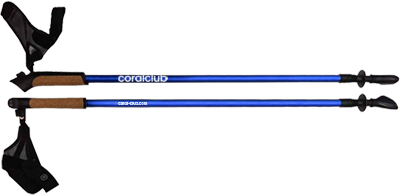 Палки для скандинавской ходьбы синие, L / XL